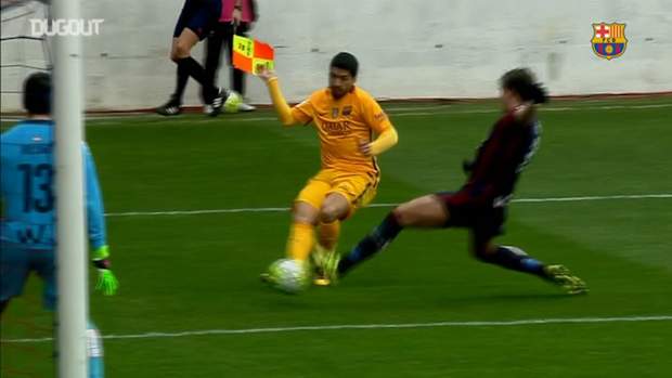Leo Messi and Luis Suarez inspire Barcelona to win against Eibar